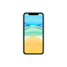 A front facing green iphone 11